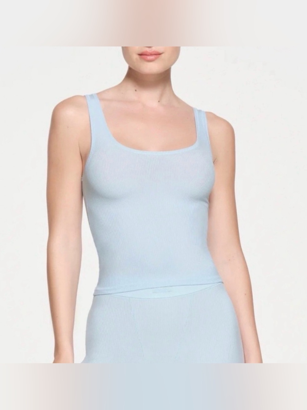 SKIMS SOFT LOUNGE TANK STYLE: AP-TNK-0282 COLOR: CELESTE SIZE: 2X